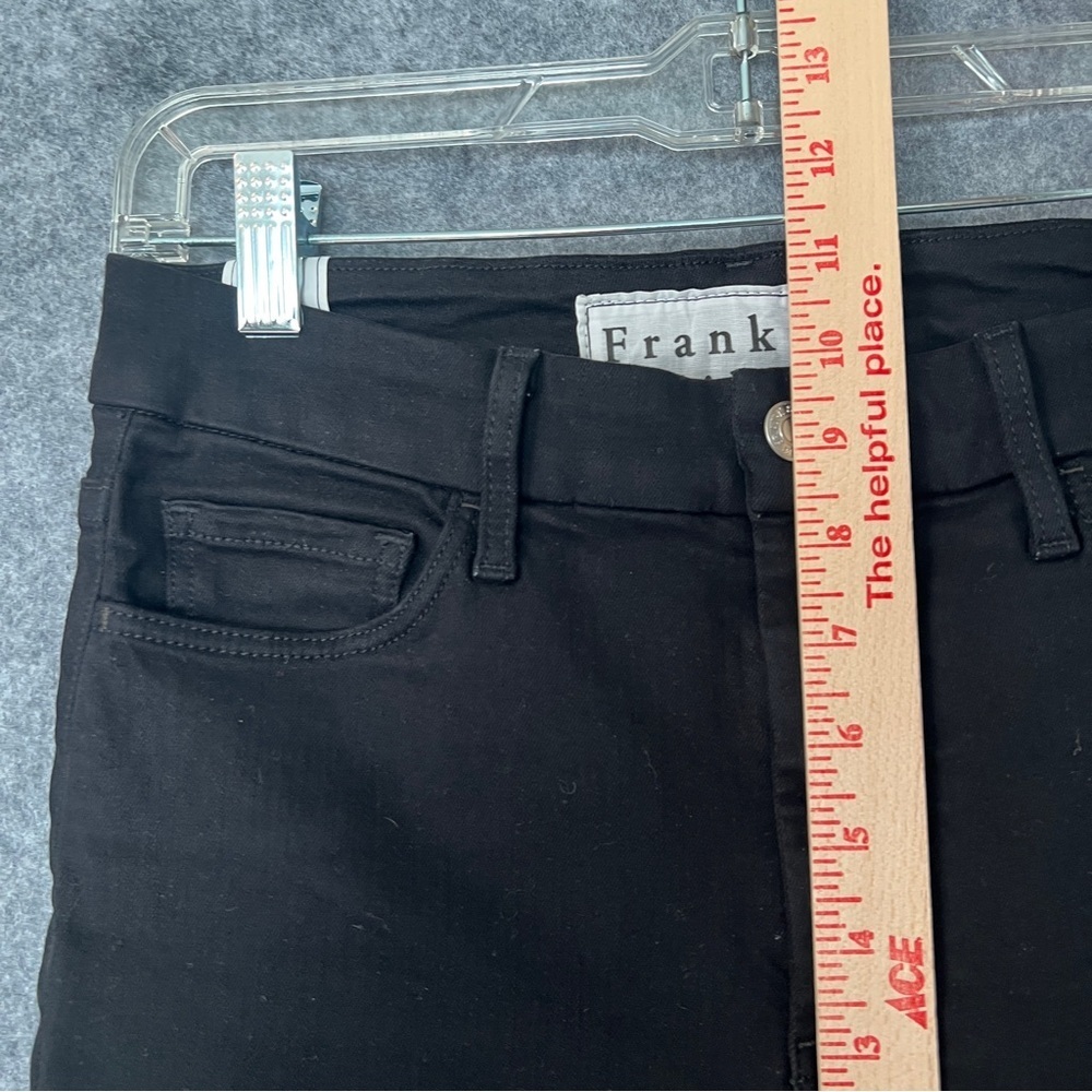 FRANK & EILEEN Women Sligo Denim Ankle Jeans Raw hem Black Size 27 - Picture 9 of 13
